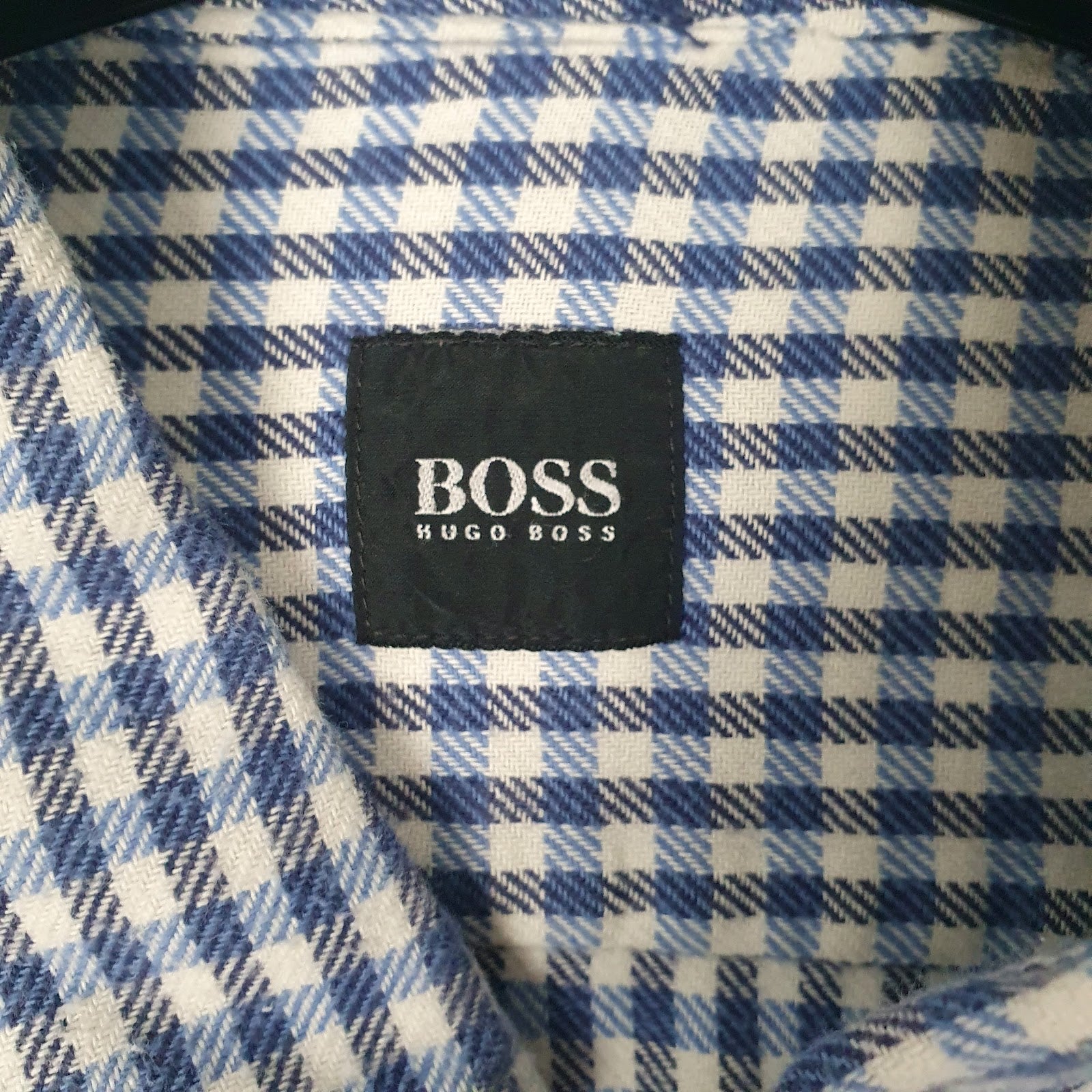 Mens Blue Hugo Boss   Shirt