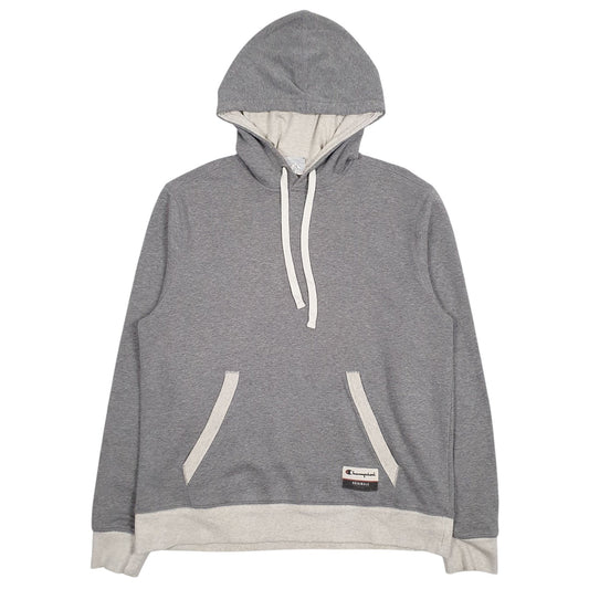 Mens Grey Champion  Hoodie Jumper