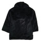 Womens Black Jean Girard Faux Fur Shoal Trench  Coat