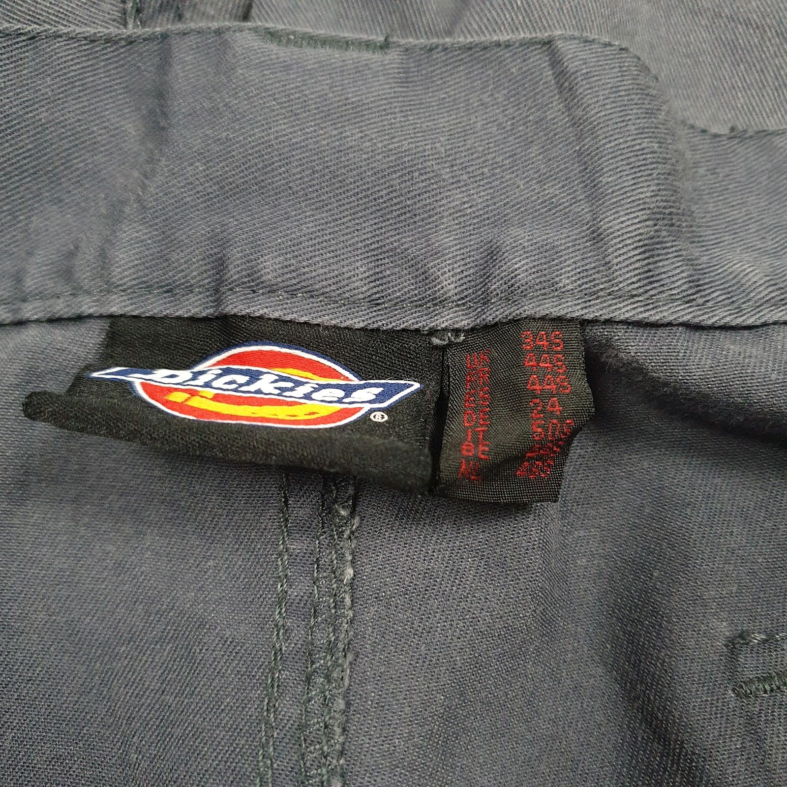 Mens Grey Dickies Workwear Double Knees  Trousers