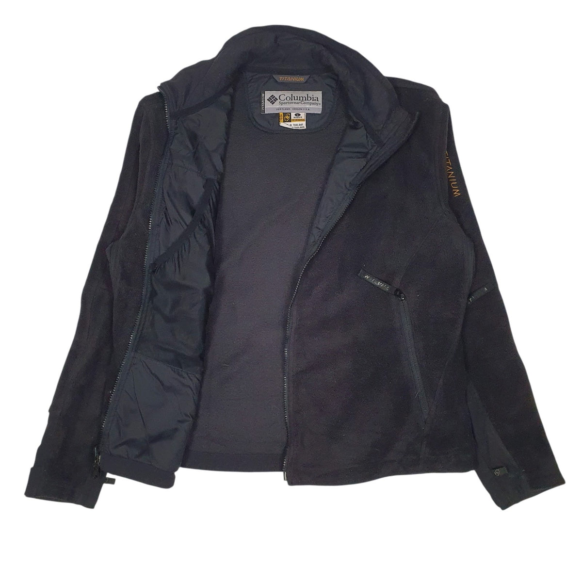 Womens Black Columbia Sportswear Company Titanium Full Zip Jumper