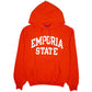 Mens Orange Champion Emporia State Hoodie Jumper