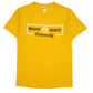 Mens Yellow Fruit Of The Loom Mount Mercy University Short Sleeve T Shirt