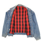 Mens Blue Levis Vintage 90s Blanket Lined Type 3 Trucker Full Zip Coat