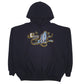 Mens Black Hanes  Hoodie Jumper