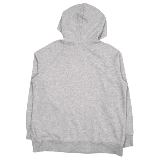 Womens Grey The North Face Spellout Hoodie Jumper