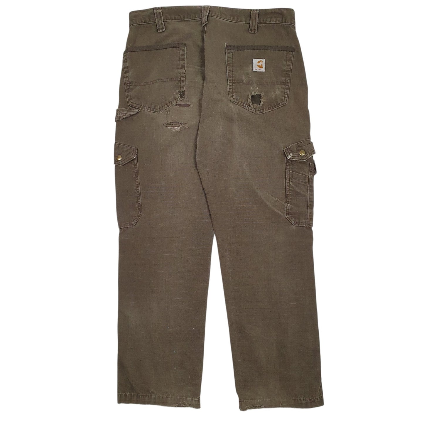 Mens Grey Dickies B342 DFE Workwear Double Knee  Trousers