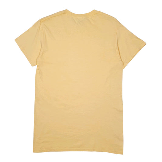 Mens Yellow Gildan   T Shirt