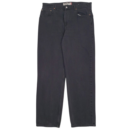 Mens Black Levis  550 JeansW36 L34