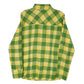 Mens Yellow John Baner Vintage Flannel  Shirt
