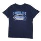 Mens Navy Unbranded Clark Basketball Winter Tournament Short Sleeve T Shirt