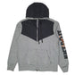 Mens Grey Nike Hoodie Full Zip Jumper