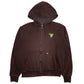 Mens Brown Dickies Workwear Padded Metro Parks Full Zip Jumper