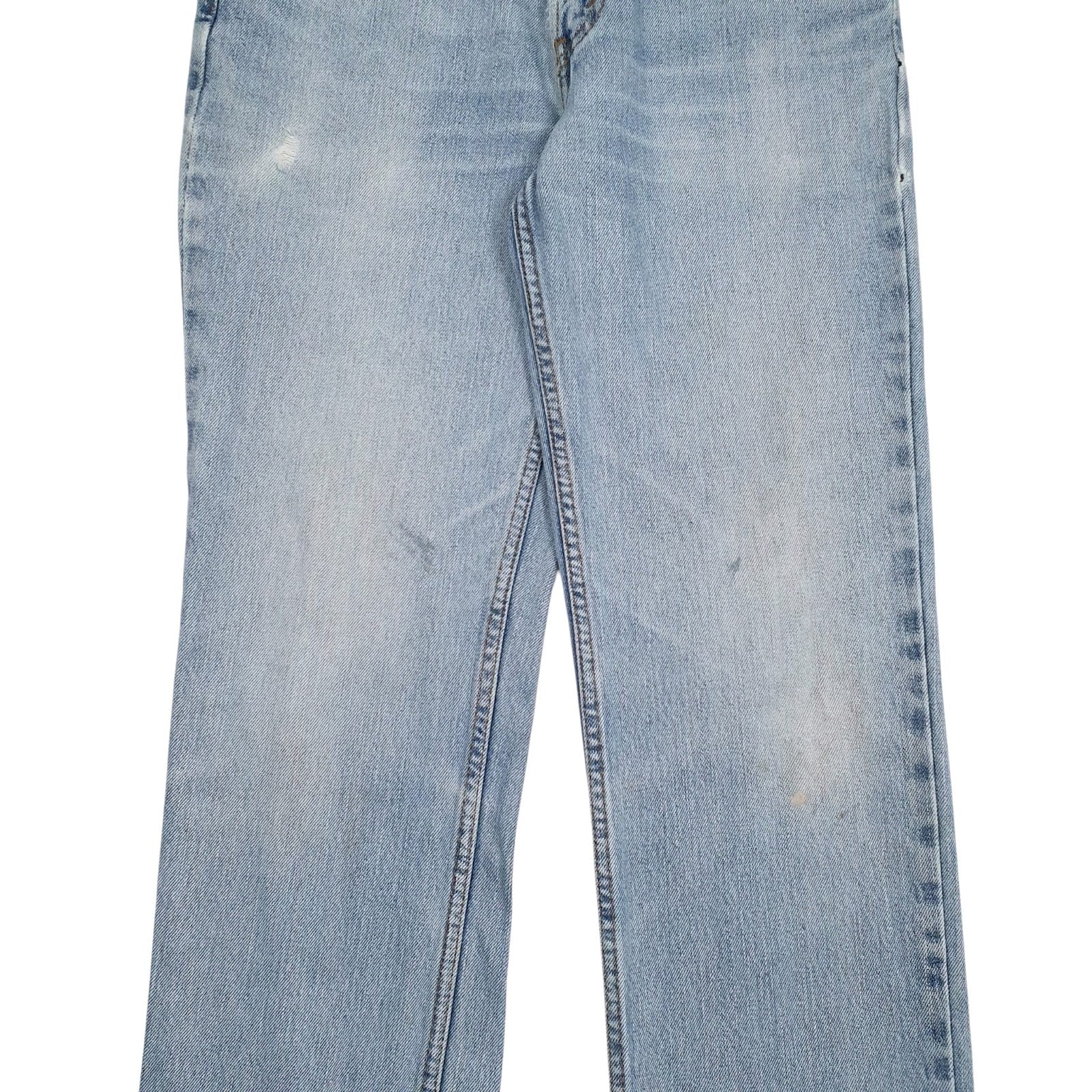 Mens Blue Levis Distressed  Jeans