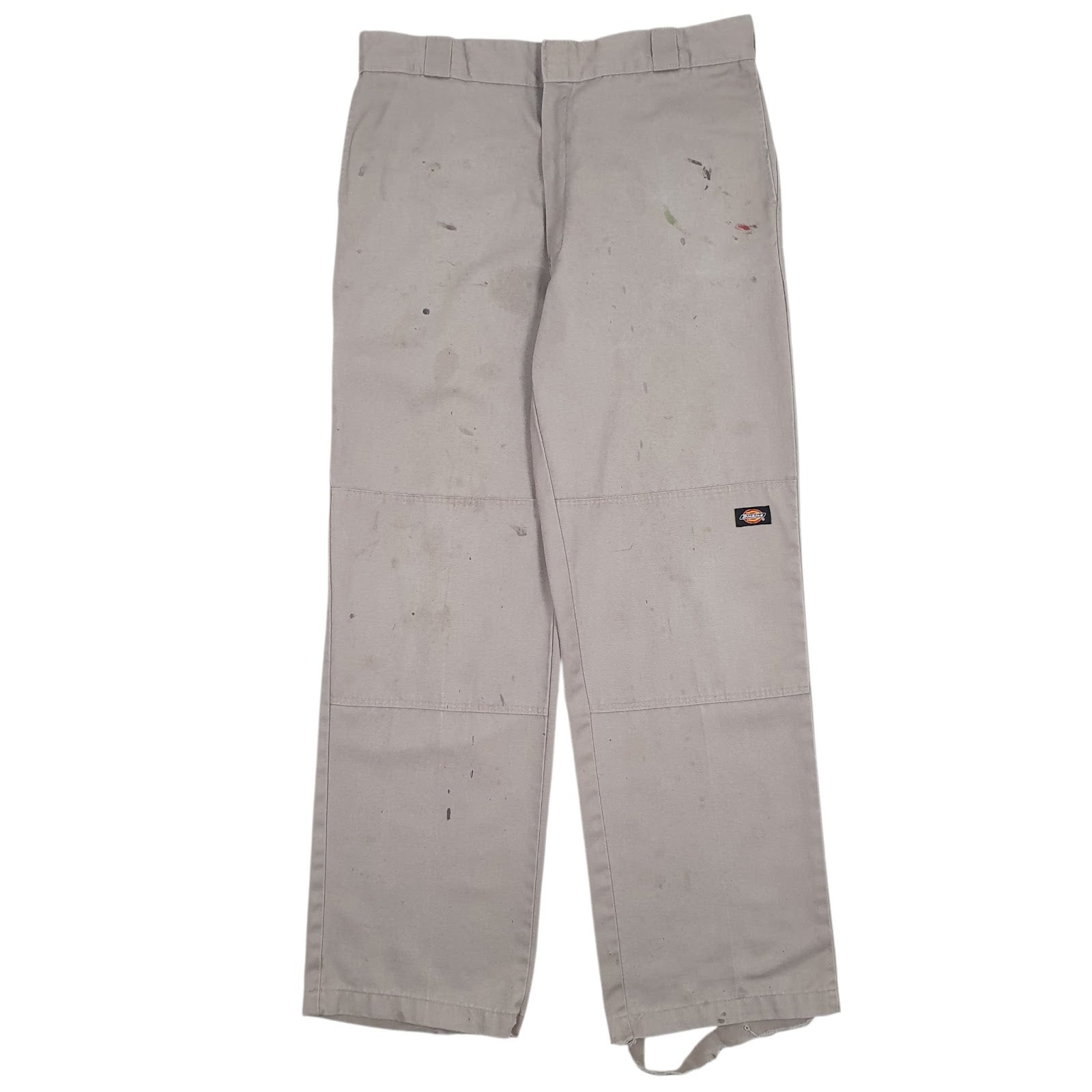 Mens Grey Dickies Workwear Double Knee Carpenter Trousers