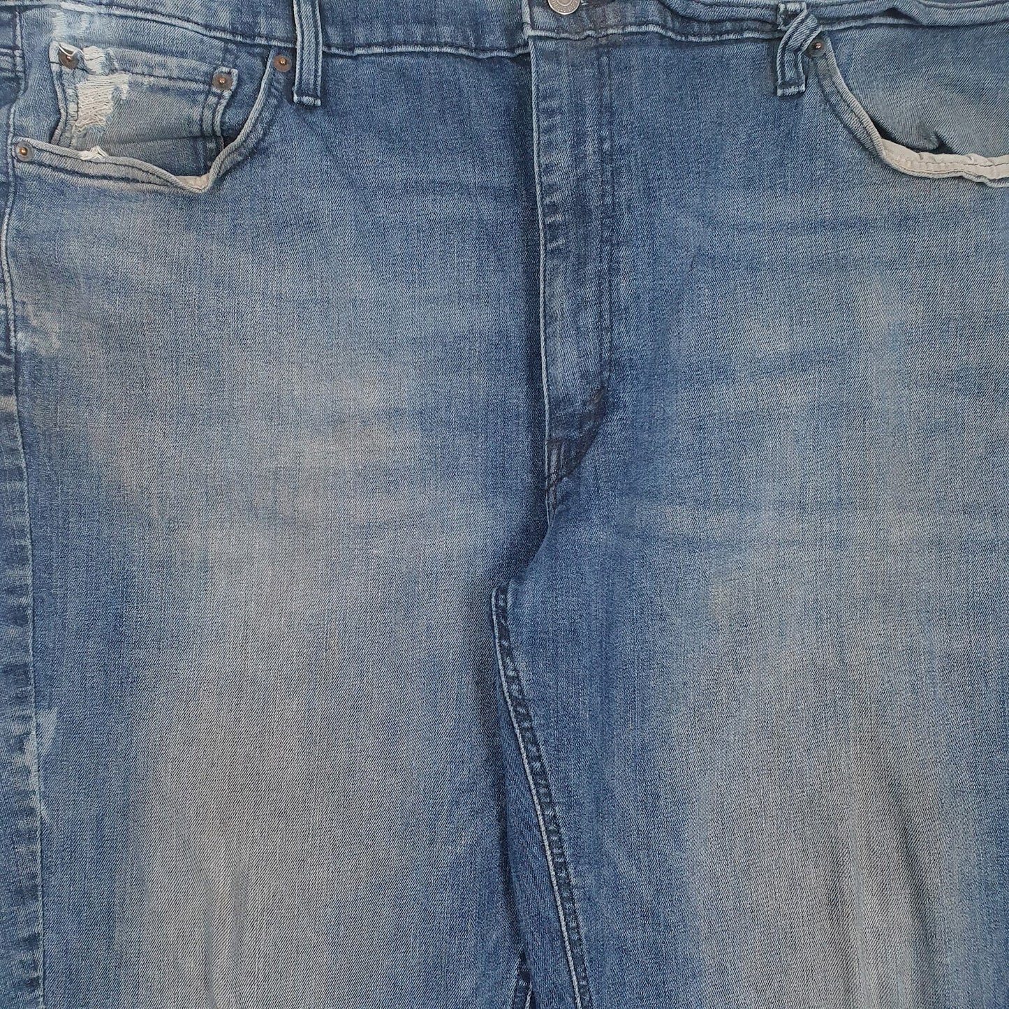 Mens Blue Levis Distressed  Jeans