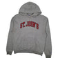 Mens Grey Champion St Johns Vintage 00s Hoodie Jumper