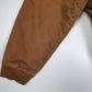 Mens Brown Lee Sherpa Lined Active Hoodie Coat