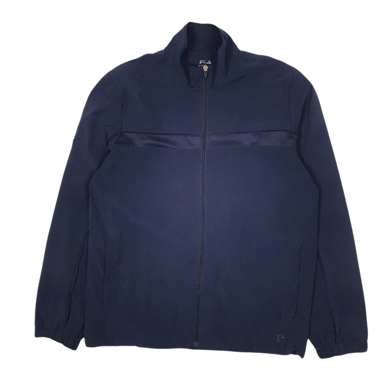 Mens Navy Fila  Full Zip Coat