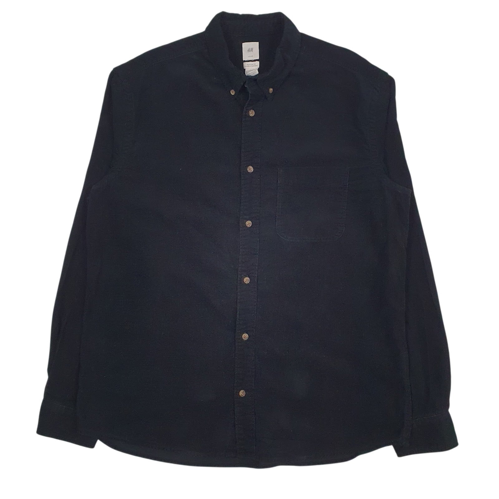 Mens Black H&M  Long Sleeve Shirt