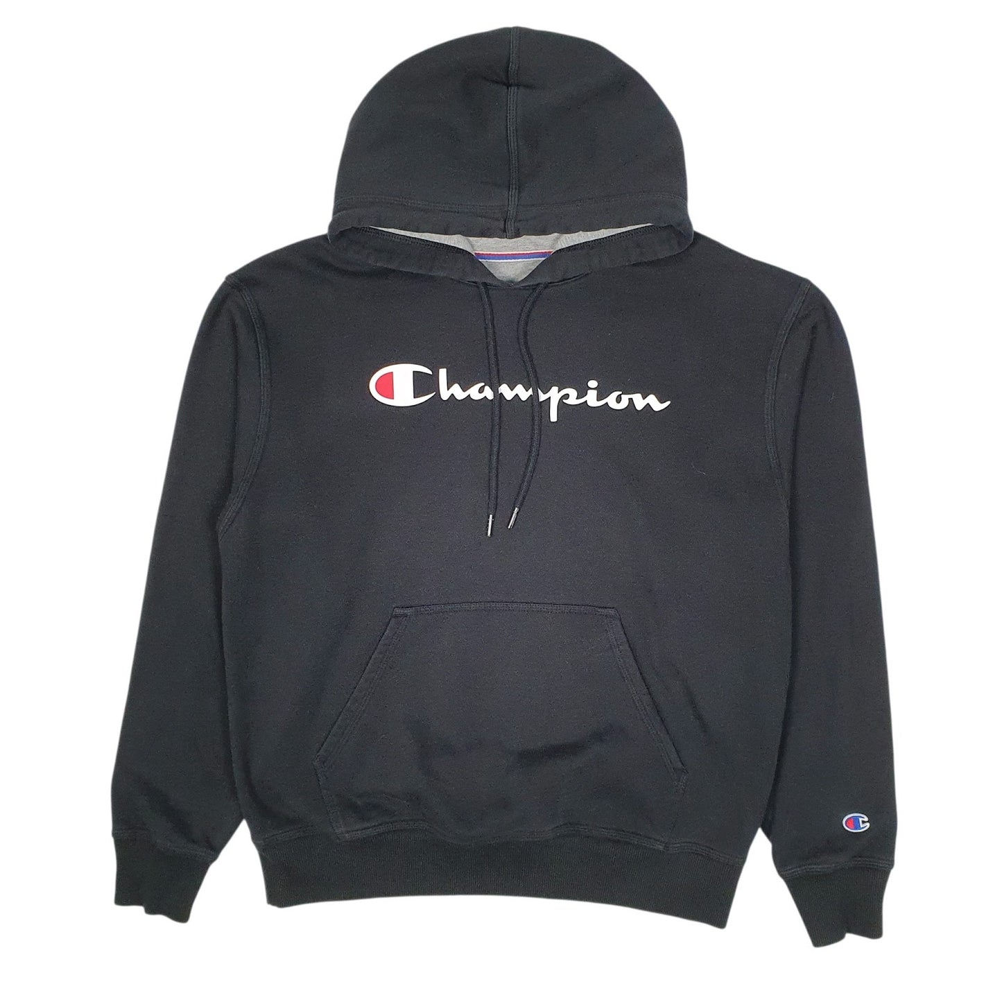 Mens Black Champion  Hoodie Jumper