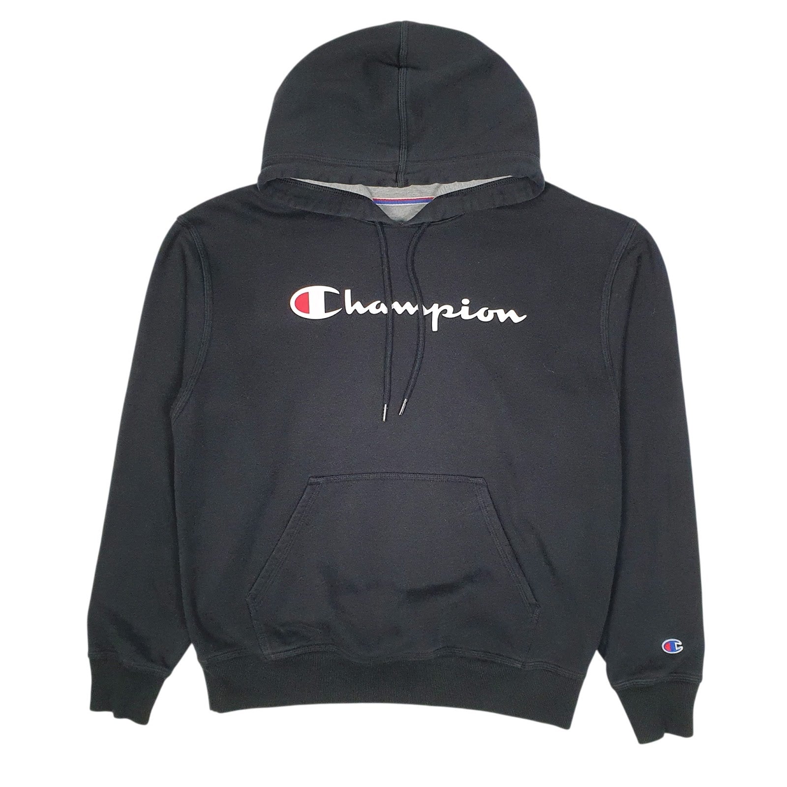 Mens Black Champion  Hoodie Jumper