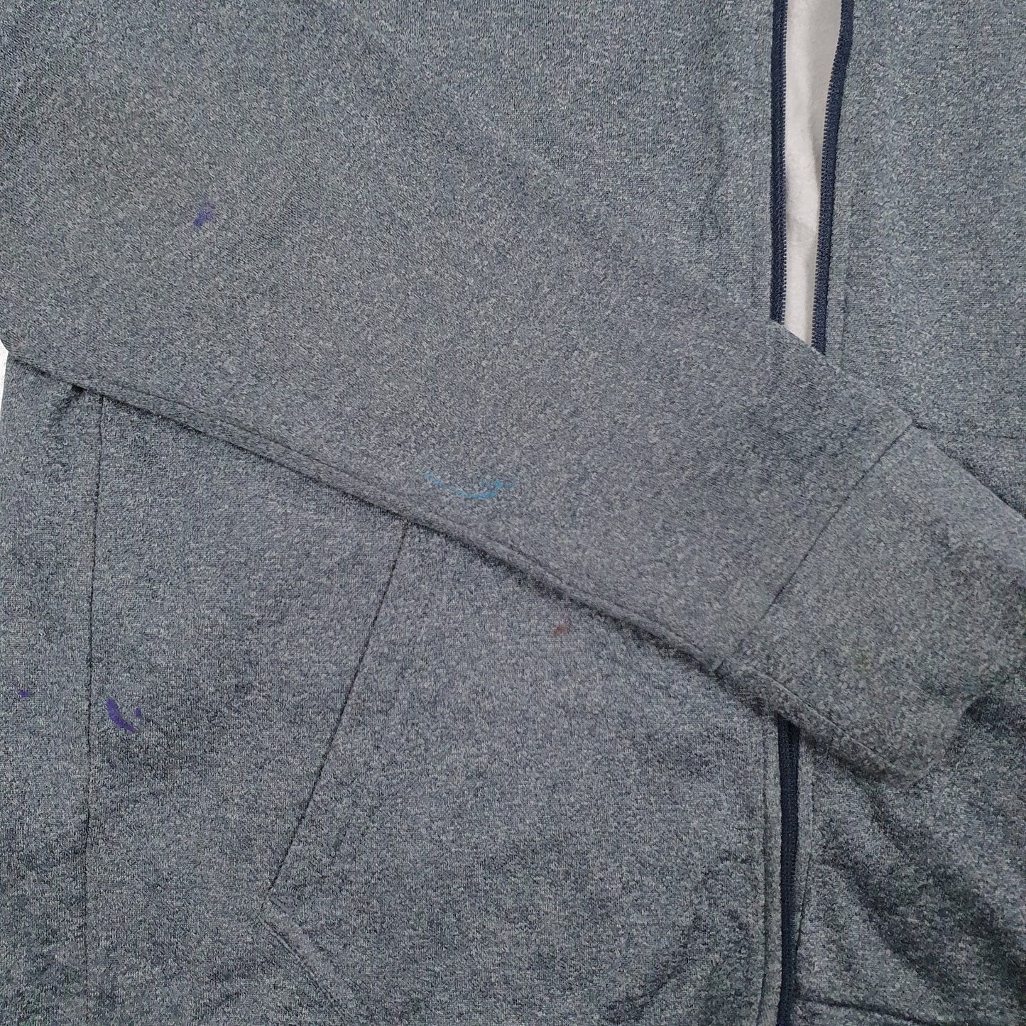 Mens Grey Nike Dri-Fit Full Zip Jumper