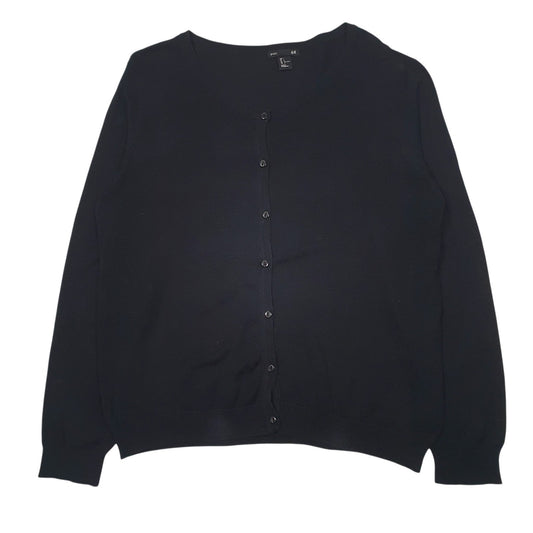 Mens Black H&M  Cardigan Jumper