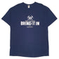 Mens Navy Fruit Of The Loom  Short Sleeve T Shirt