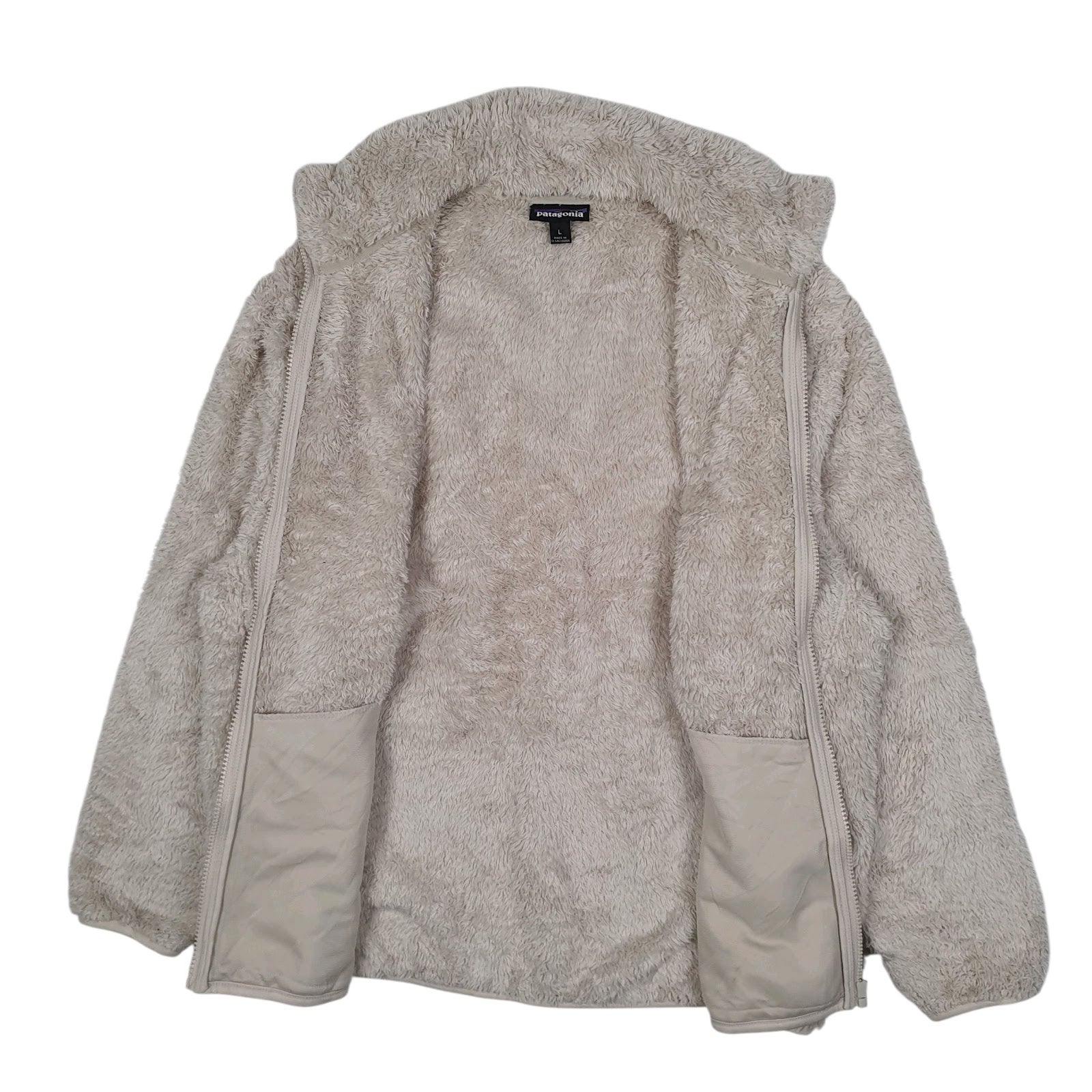 Womens Beige Patagonia Los Gatos Full Zip Jumper