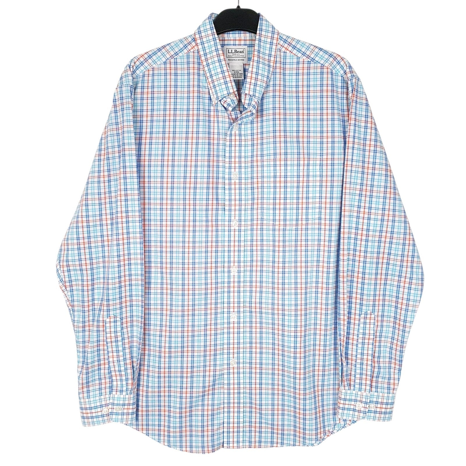 Mens Blue L.L.Bean  Long Sleeve Shirt