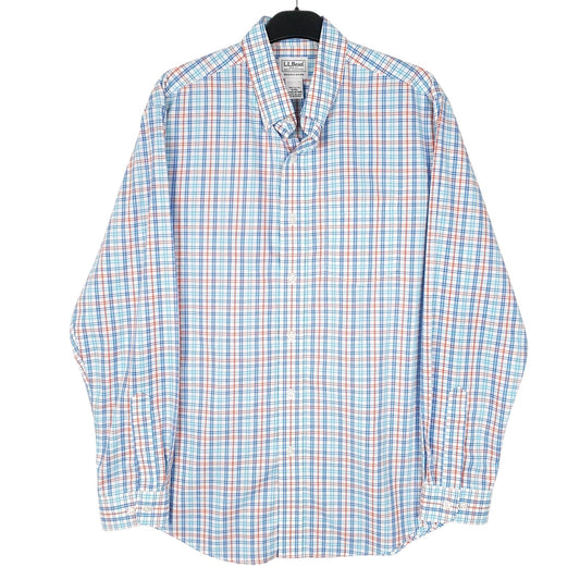 Mens Blue L.L.Bean  Long Sleeve Shirt