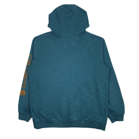 Mens Blue Carhartt  Hoodie Jumper