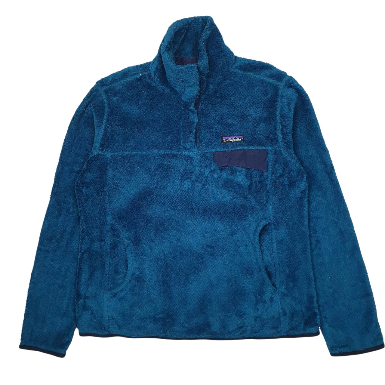 Womens Blue Patagonia Re Tool Snap T Quarter Zip Jumper