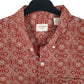 Mens Brown Dockers Paisley Pattern  Shirt