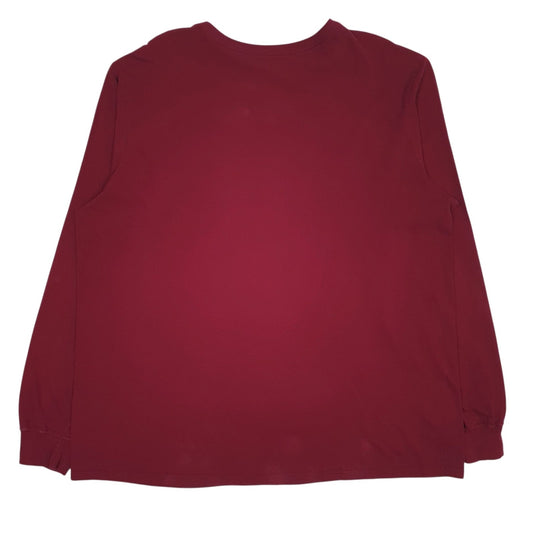Mens Burgundy Nike   T Shirt