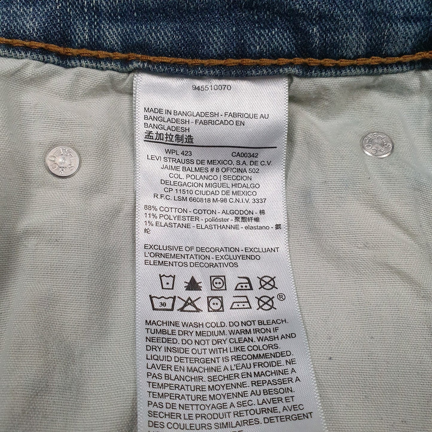 Mens Blue Levis   Jeans