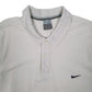 Mens White Nike Vintage 2000s Cardigan Polo Shirt