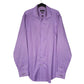 Mens Purple Calvin Klein Tall Long Sleeve Shirt