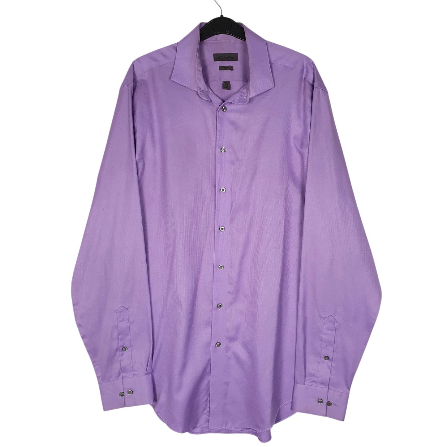 Mens Purple Calvin Klein Tall Long Sleeve Shirt