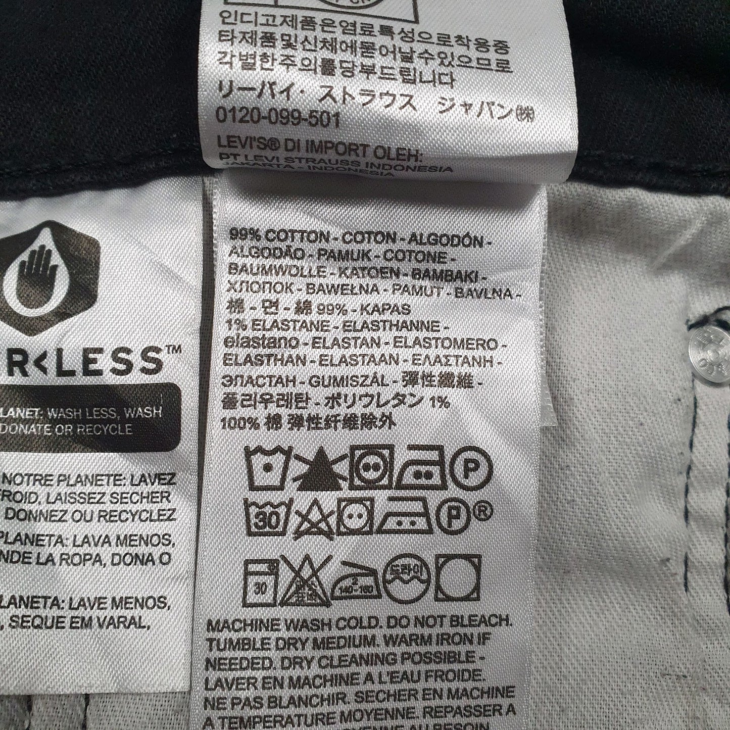 Mens Black Levis   Jeans