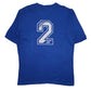 Mens Blue Diadora Vintage 90s Spellout  T Shirt