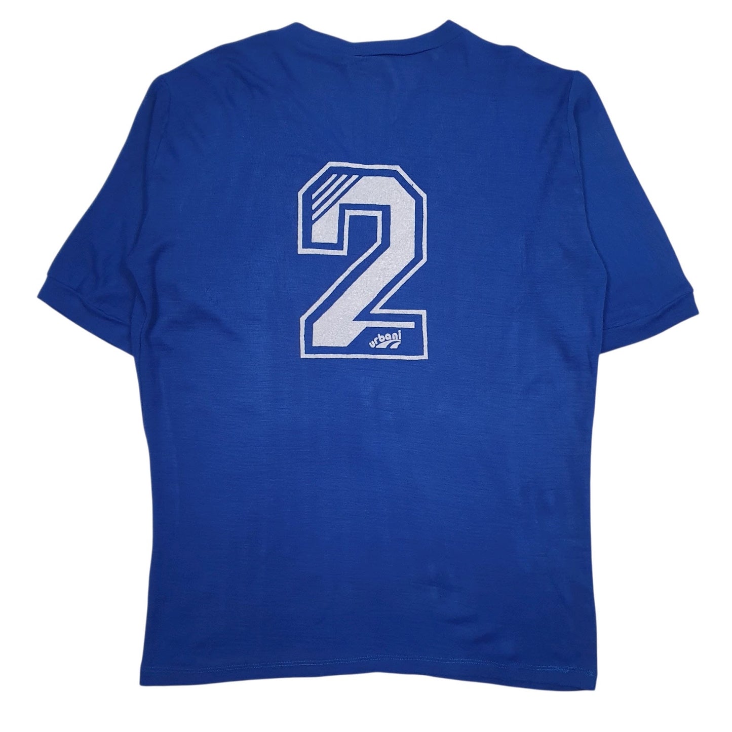 Mens Blue Diadora Vintage 90s Spellout  T Shirt
