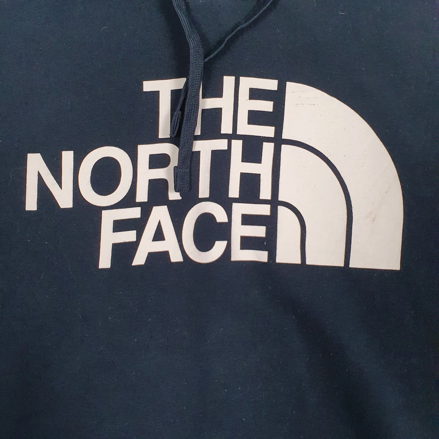 Womens Navy The North Face Spellout Hoodie Jumper