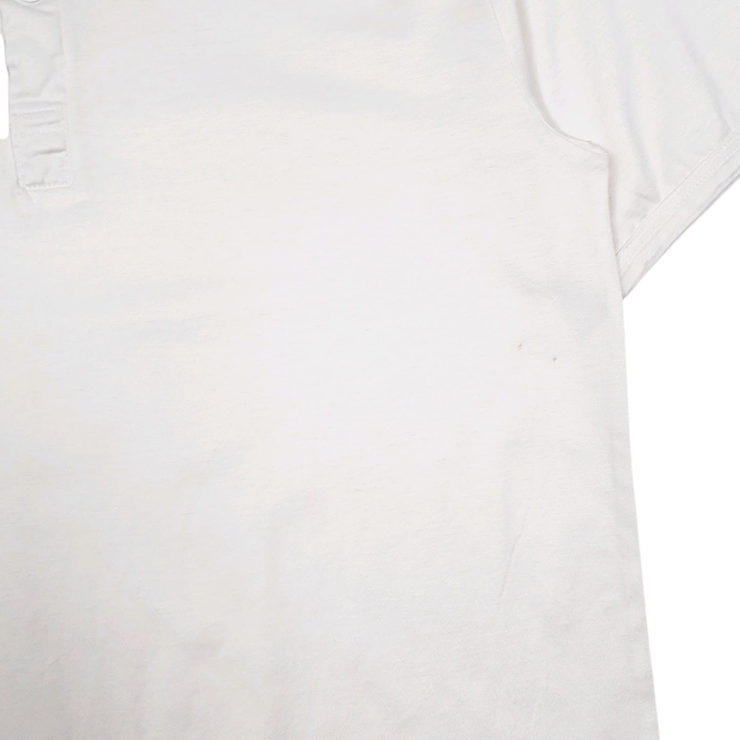 Mens White Fila Henley  T Shirt