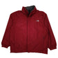 Mens Red The North Face Hyvent  Coat