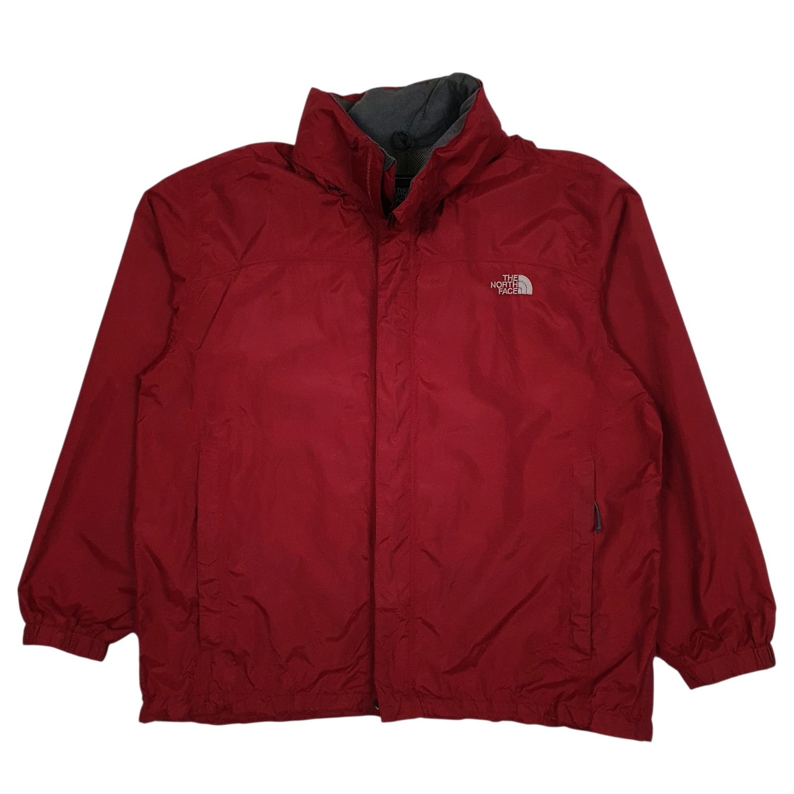 Mens Red The North Face Hyvent  Coat