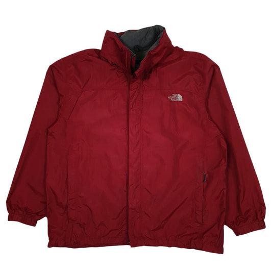 Mens Red The North Face Hyvent  Coat