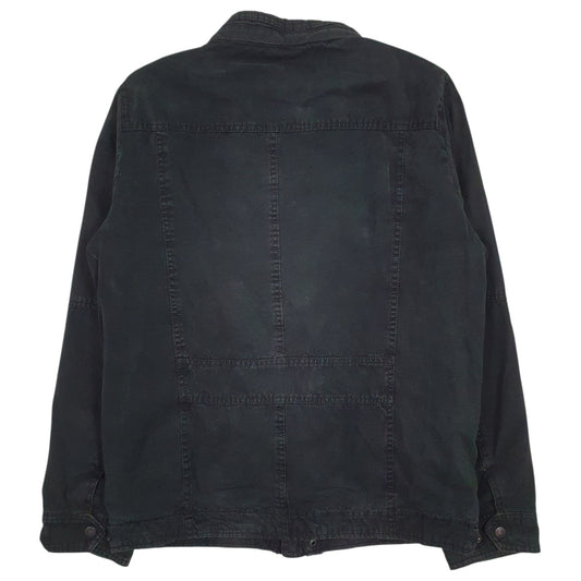 Mens Black Levis Padded  Coat