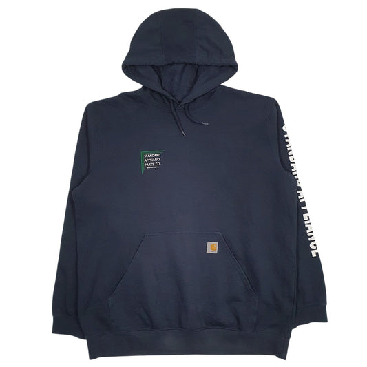 Mens Navy Carhartt  Hoodie Jumper